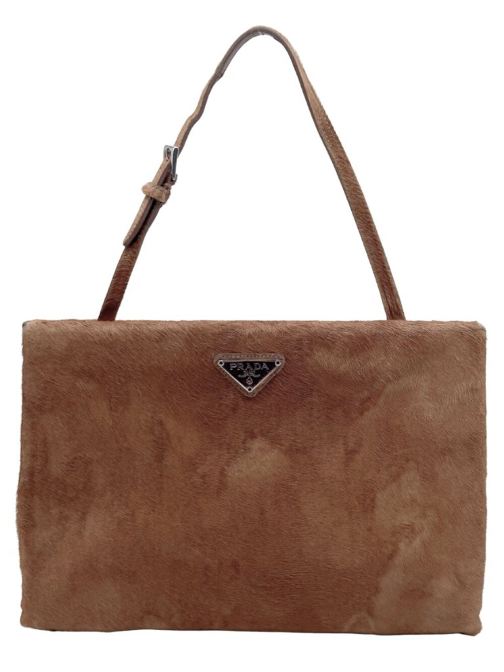 Vintage PRADA 1996 Pony Hair Shoulder Bag and Clutch - Picture 3 of 11